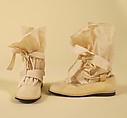 Shoes, Comme des Garçons (Japanese, founded 1969), leather, cotton, plastic (synthetic rubber), Japanese